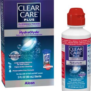 Clear Care Plus Contact Lens Solution 3oz Travel Pack