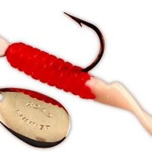 Road Runner Curly Tail 1/16oz Bait - White/Red