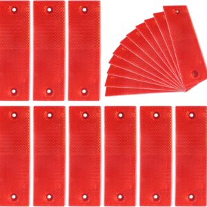 20 Pack Red Safety Reflectors - Car & Trailer Visibility