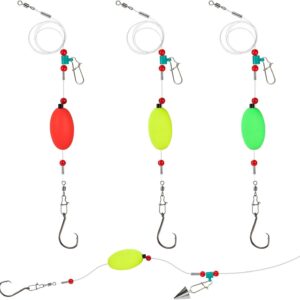 3/6PCS Pre-Tied Fish Finder Rig 6/0-8/0 Saltwater