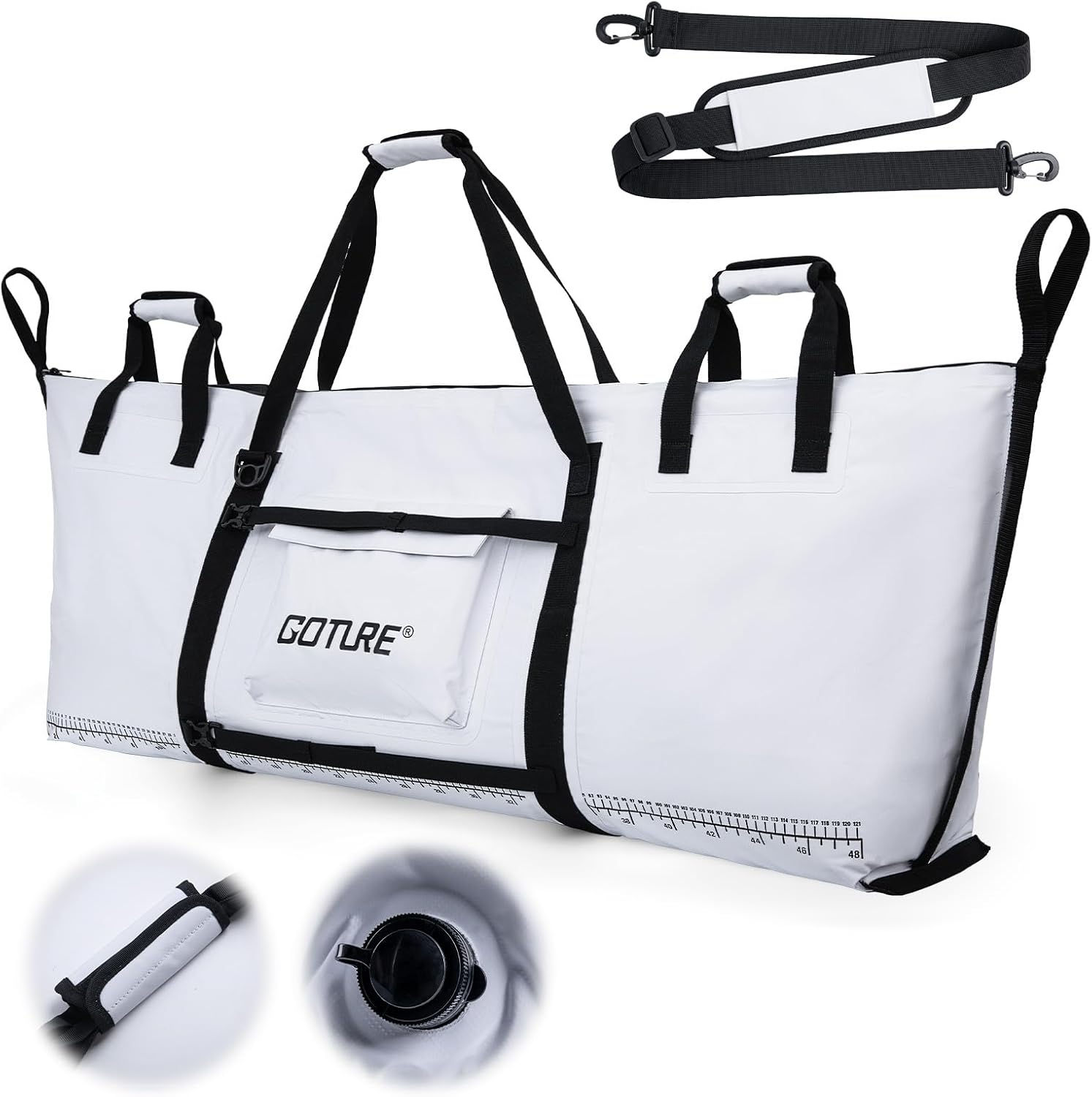 Goture 500D Fish Cooler Bag - Keeps Catch Fresh 24hrs