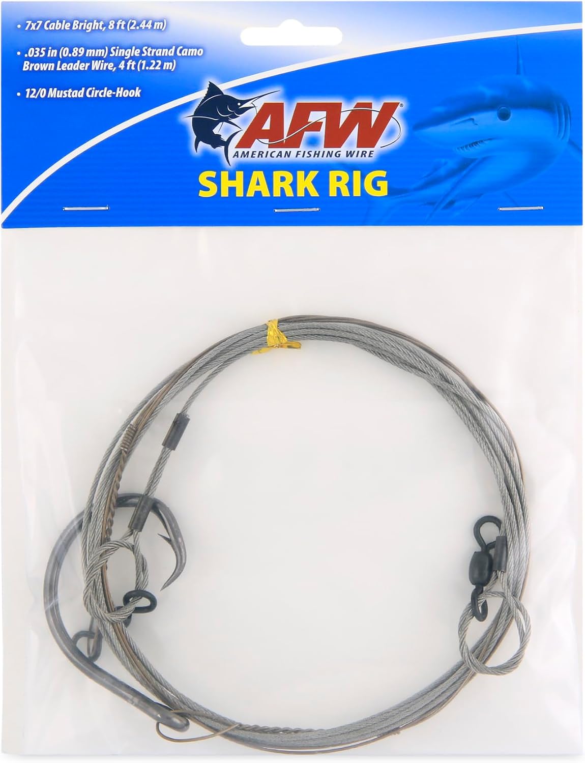 AFW Shark Rigs – 12/0 & 16/0 Circle Hook Leaders