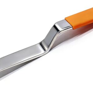Cast Stainless Dinging Spoon, 27cm w/ Orange Handle