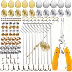DIY Fishing Spinner Lure Kit, 141pcs Complete Set