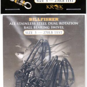 Billfisher Stainless Steel Fishing Swivels - 10 Pack