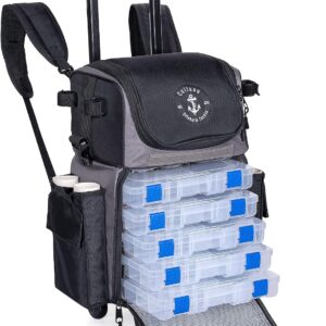 Calissa Offshore Rolling Tackle Box & Backpack XL
