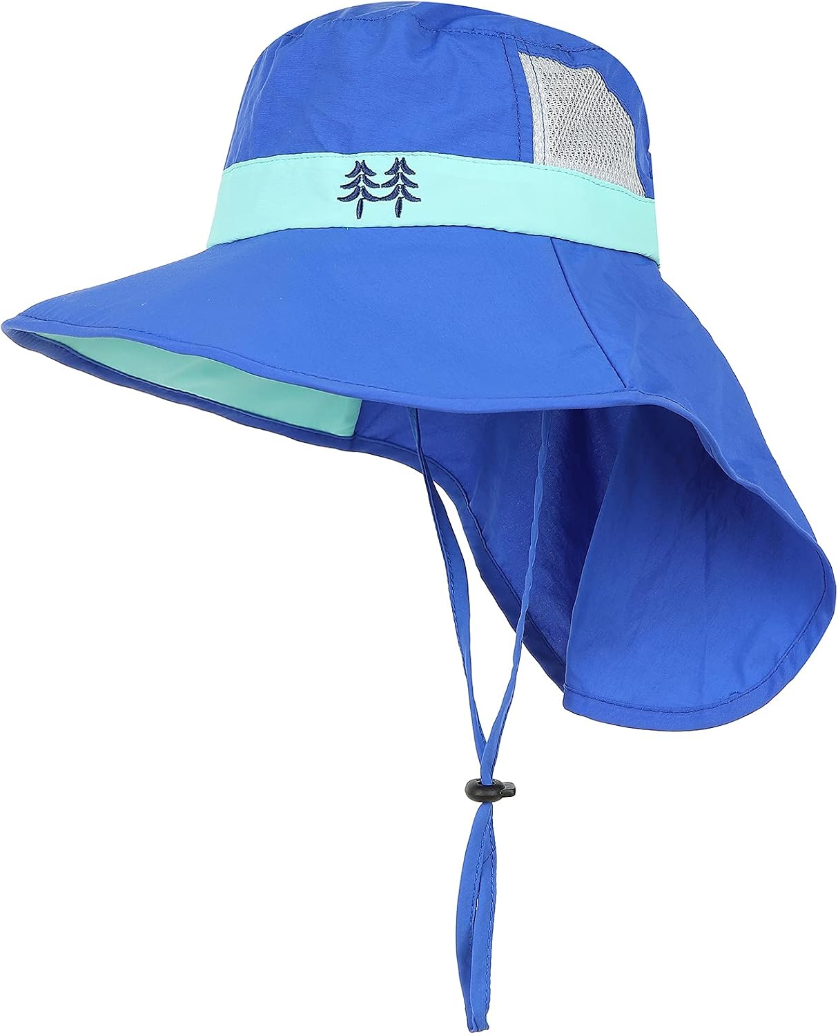 Kids Sun Hat UPF 50+ with Neck Flap, Ages 3-12
