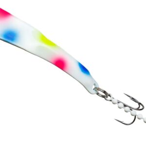 IRON DECOY Glow Spoon Lure – 12H Glow, Ball Chain Trailer