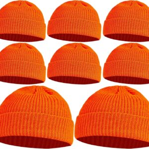 Orange Hunting Beanie - 2, 4 or 8 Pack Knit Cap