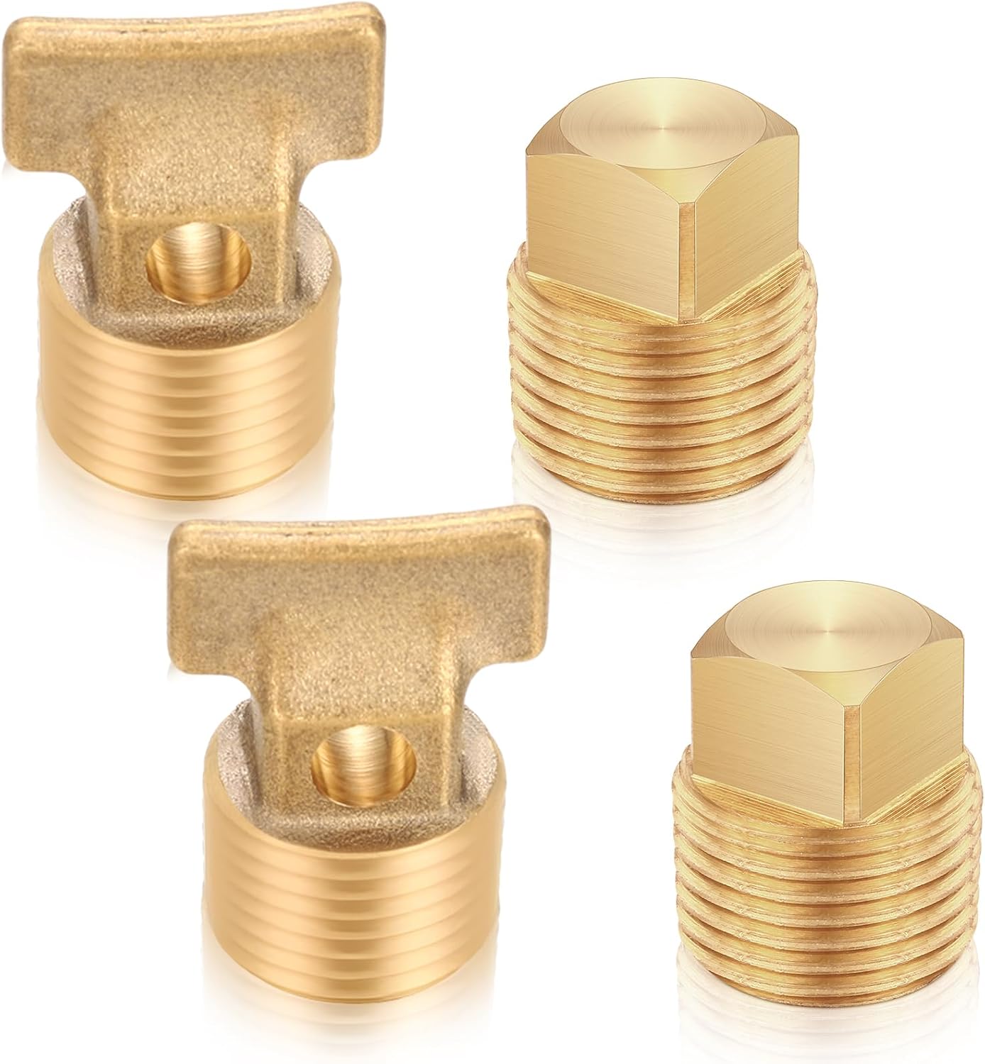 4 Pcs 1/2 Brass Drain Plugs – Boat Hull Spare Kits