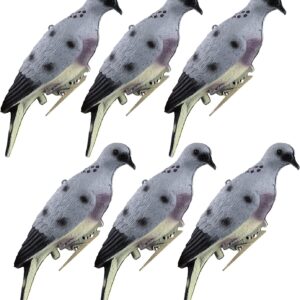 GUGULUZA Dove Hunting Decoys – 6 Realistic Pigeon Decoys