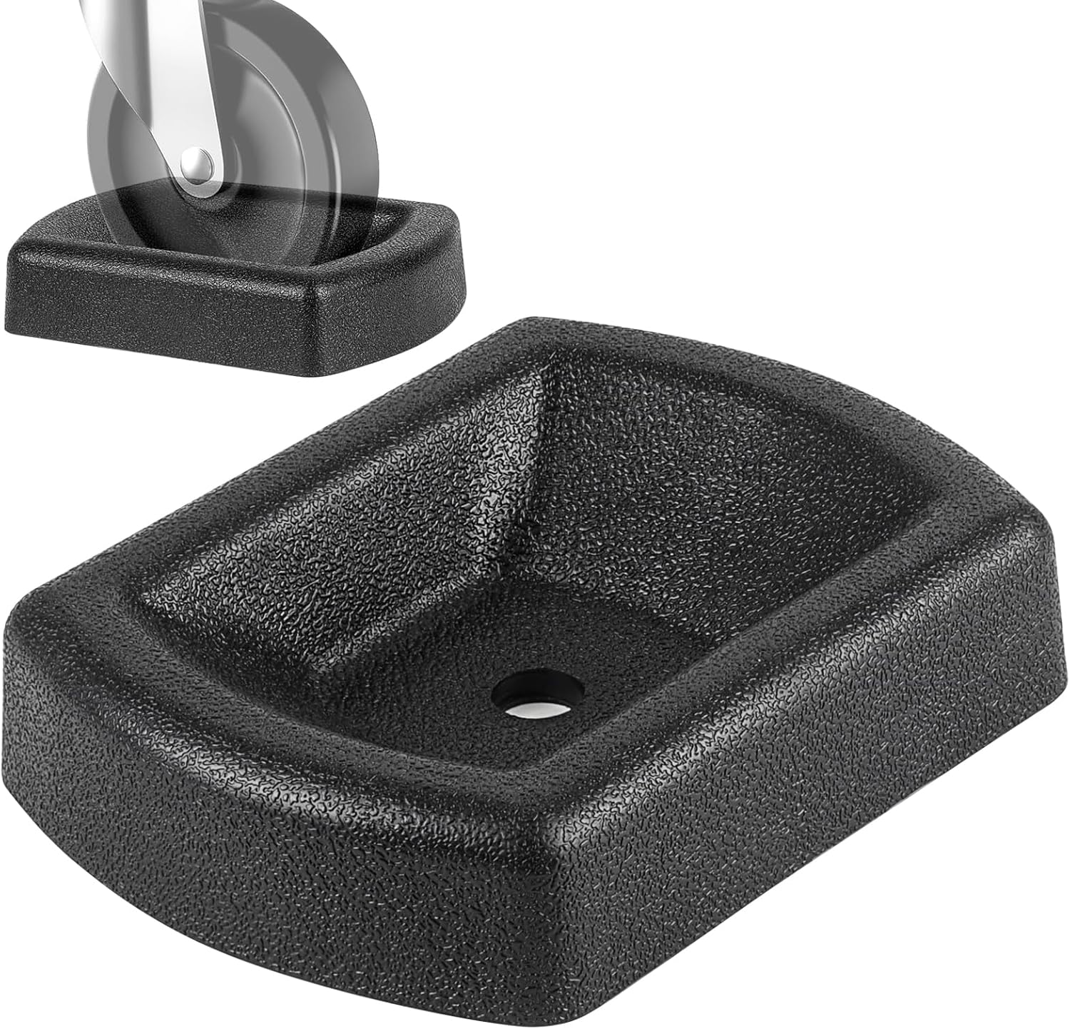 Heavy-Duty Jack Wheel Chock for Trailers 6" Wheels
