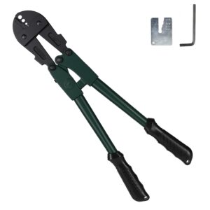 Heavy-Duty 4-Slot Wire Rope Crimper Tool