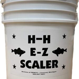H&H E-Z Bucket Fish Scaler - Fast & Efficient