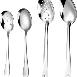 Zhehao 4-Pc Stainless Steel Serving Spoon Set