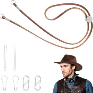 Adjustable Leather Chin Strap for Cowboy Hats
