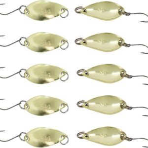 Dnyta 10pc Trout Fishing Lures - Golden