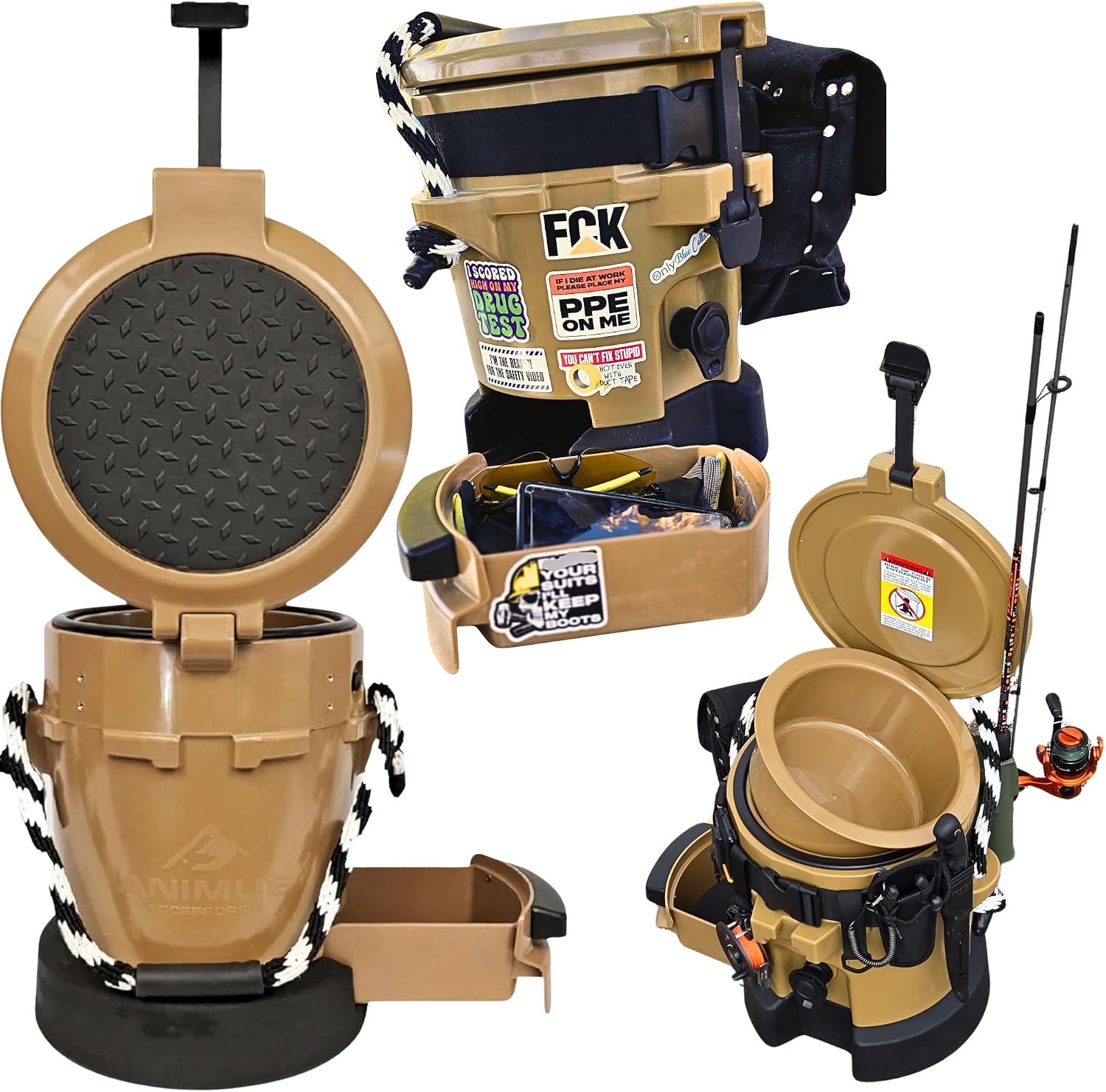 Animus 5-in-1 Work Cooler Pro – Heavy-Duty Cooler & Gear Organizer