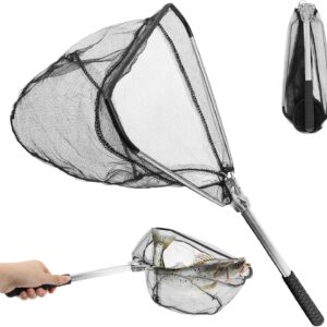 Lovarisse Foldable Minnow Net - Telescopic Pole Handle
