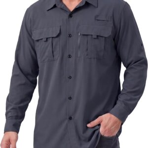 Men's UPF 50+ Sun Protection Fishing Shirt