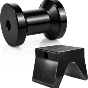BBTO Boat Trailer Rollers & Rubber Bow Stop Kit (2-Pack)
