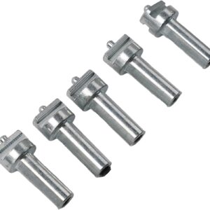 5-Pack 16mm Pipe Dredge Drill Connectors, Carbon Steel