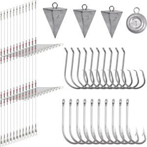 36pc Saltwater Surf Fishing Tackle Kit - SILANON