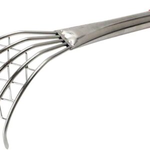 OFFSCH Stainless Steel Clam Rake 15.7" - Beach & Garden Tool