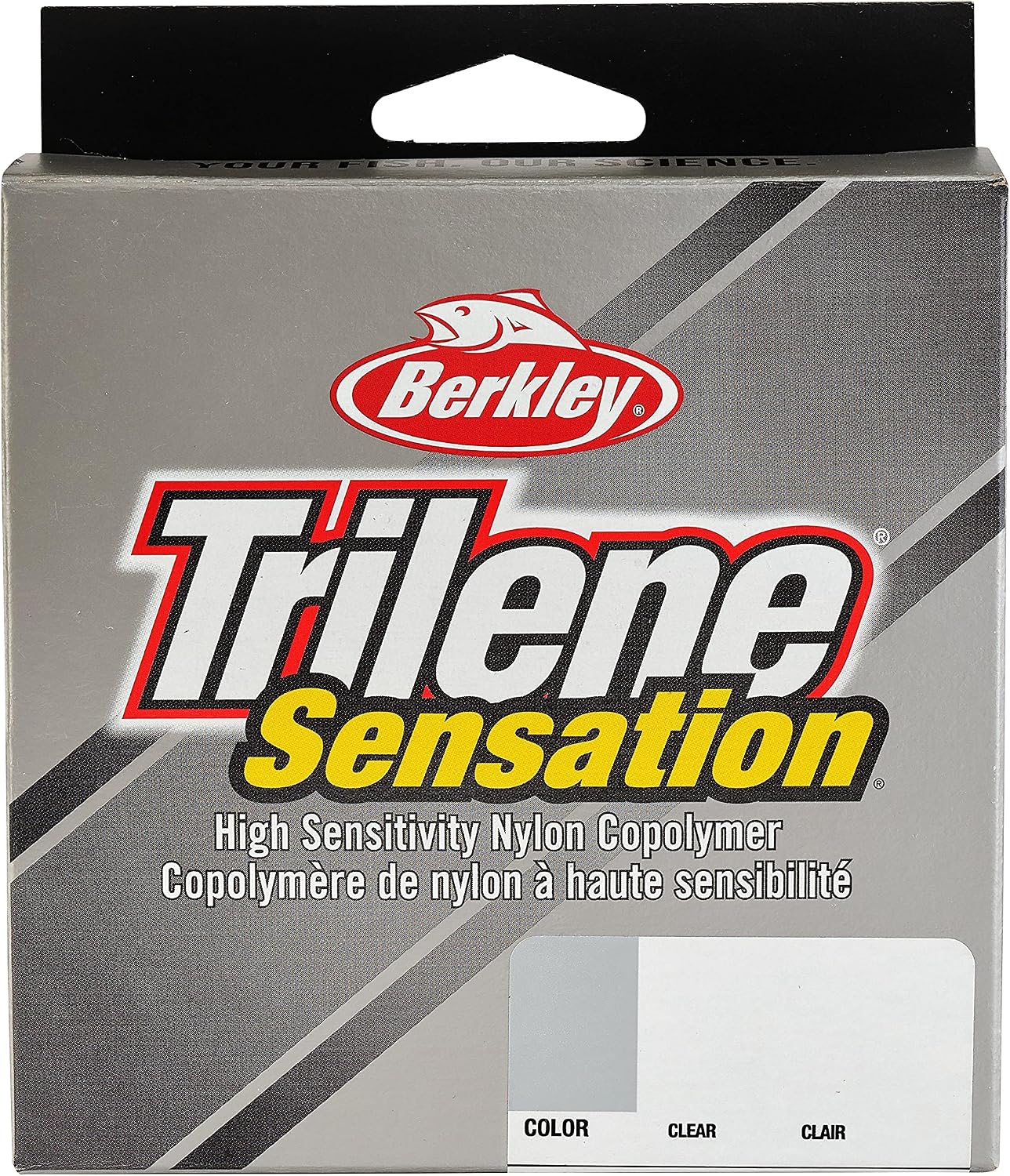 Berkley Trilene Sensation Clear 4lb Monofilament Line