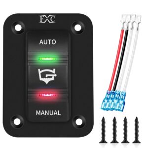 FXC 3-Way Bilge Pump Switch 12V/24V Waterproof
