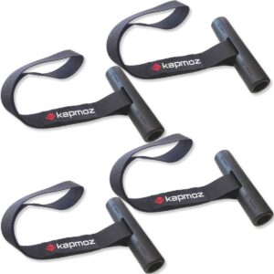 Kayak Tie-Down Straps - 2 Pairs Hood Trunk Anchor Loops