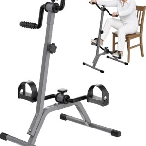 RYGEO Adjustable Pedal Exerciser - Senior Therapy & Rehab