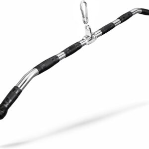 47" Lat Pulldown Bar for Cable Machine - Heavy Duty Steel Attachment