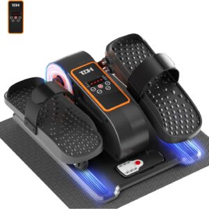 TDH Under Desk Elliptical Machine - 12-Speed Quiet Pedal Exerciser