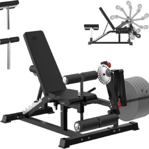 FF Finer Form GLX Adjustable Weight Bench with Leg Extension
