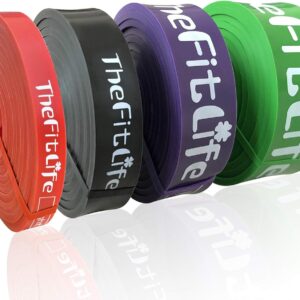 TheFitLife Pull-Up Assist Bands - 4 Resistance Levels