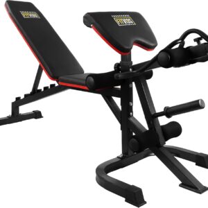 Fitvids Adjustable Weight Bench - Home Gym Must-Have