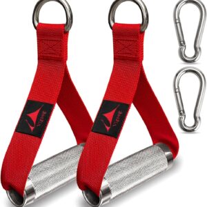 Vigoog Pro-Grade Metal Workout Handles, Heavy-Duty Grip Attachments