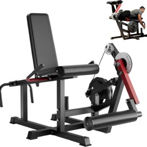 Adjustable Plate Loaded Leg Extension & Curl Machine
