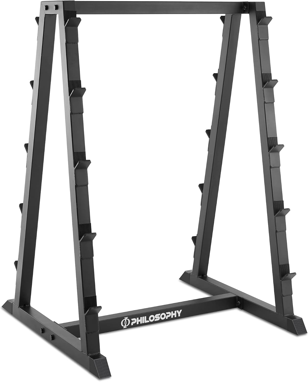 Philosophy Gym 10-Bar Barbell Rack - Heavy-Duty Storage