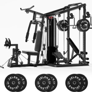 JELENS HM01 Home Gym System – 150LB Weight Stack