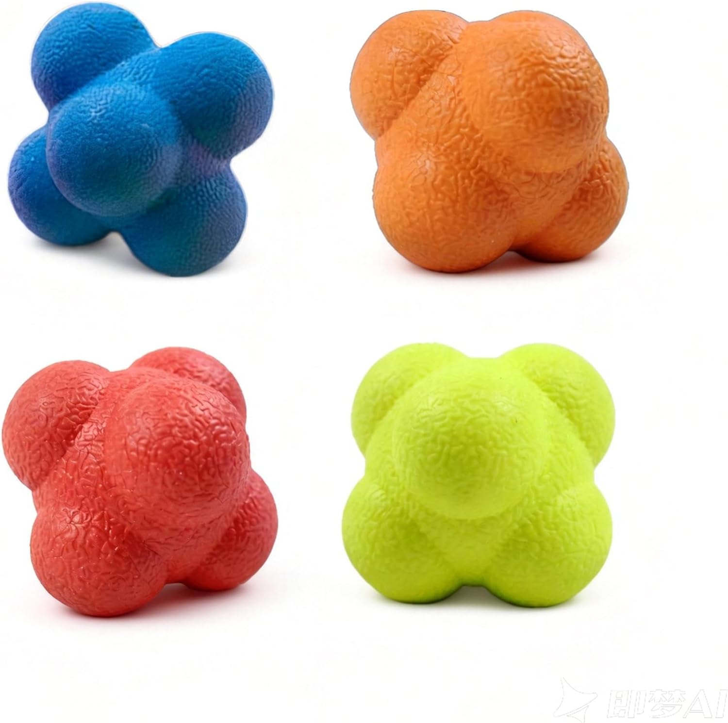 Reaction Ball Set (4-Pack) for Baseball & Agility