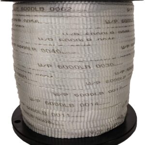USA-Made 1/2" Pull Tape – 500 ft, 1250 Lb Load