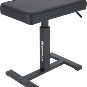 Rockville Adjustable Air-Lift Piano Bench