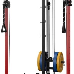 Mikolo Cable Crossover Machine - 17 Positions, 350 lbs Capacity