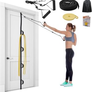 ATENTO Shoulder Rehab Pulley System with Foam Handles
