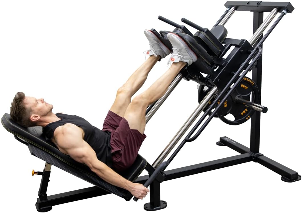 Powertec 2-in-1 Leg Press & Hack Squat Combo Machine