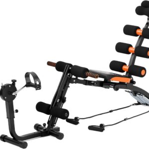 KBQ Adjustable Ab Bench – 6-in-1 Core Trainer for Abs & Leg Raises