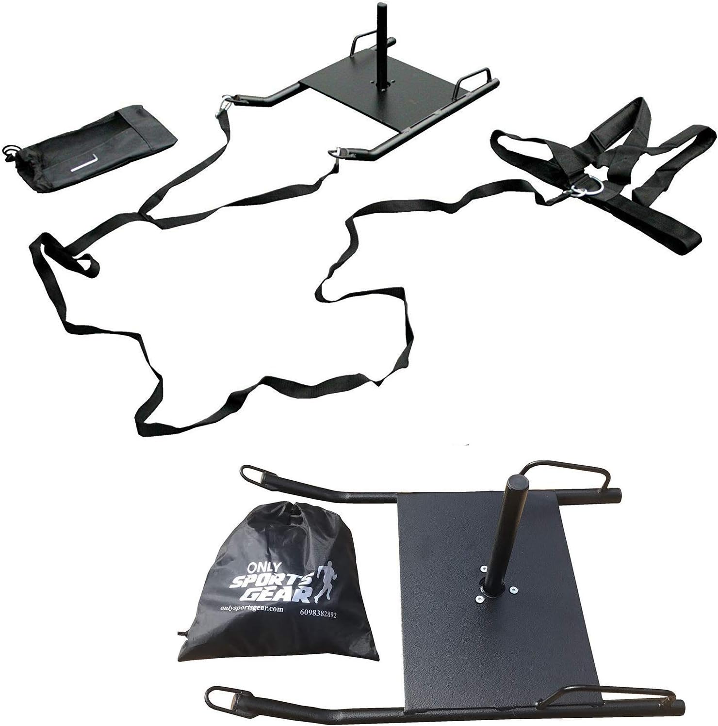 Sportsgear US Power Sled w/Harness for Football Training