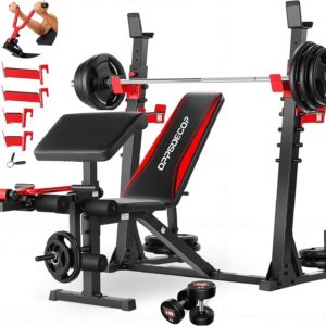 OPPSDECOR 3.0 Pro Weight Bench Set - 900 LBS Capacity
